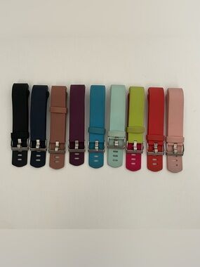 Fitbit Charge 2 Interchangeable Silicone Watch Band - Multi Color Set